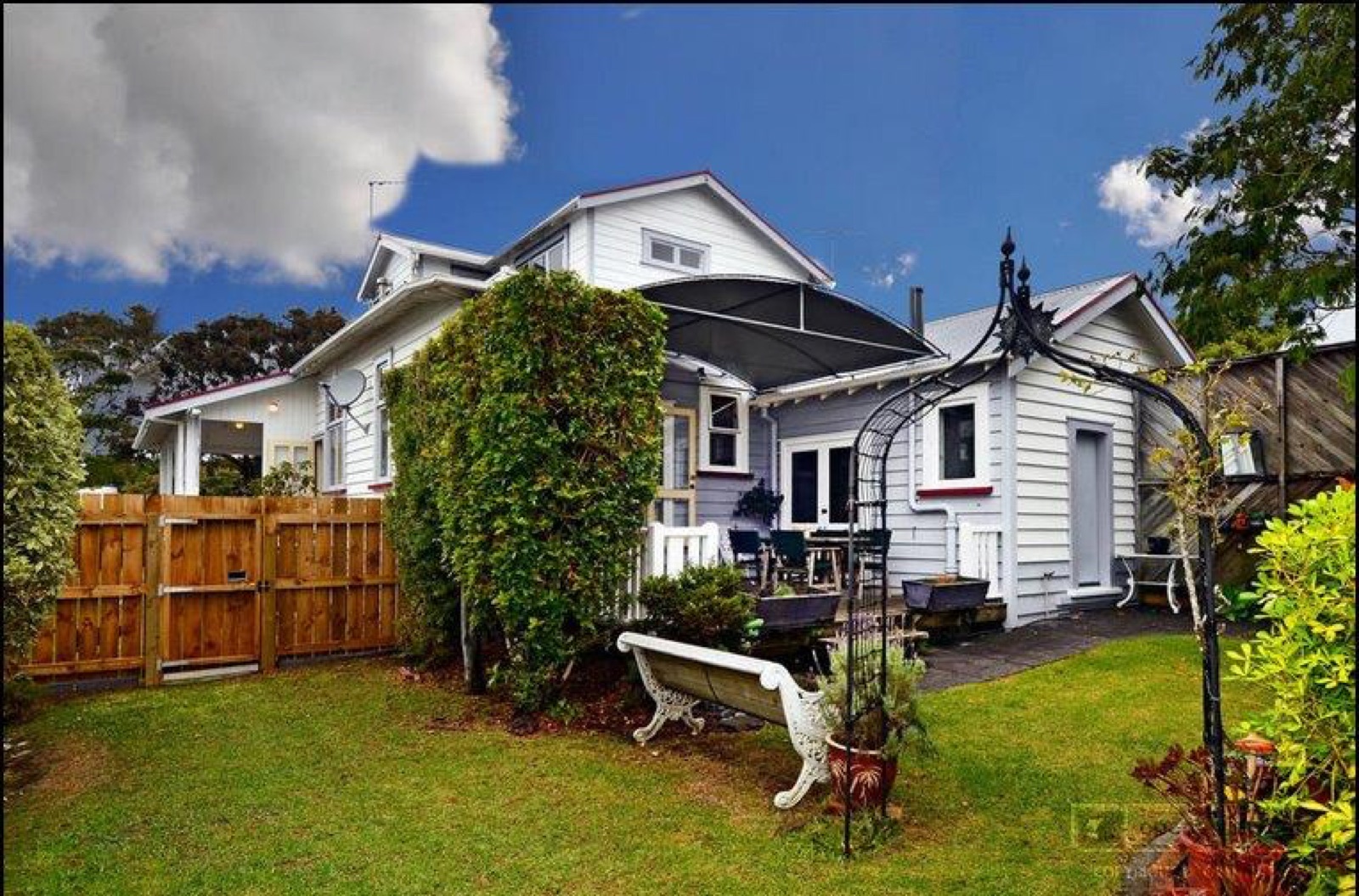 Rear of the home before renovation
